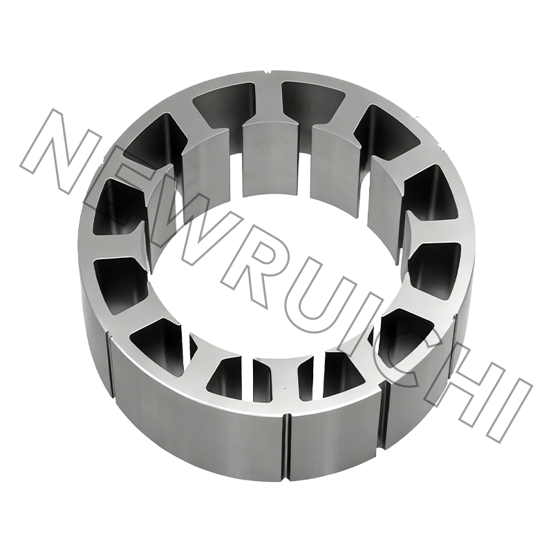 Egyenáramú motor állórész és forgórész laminálása