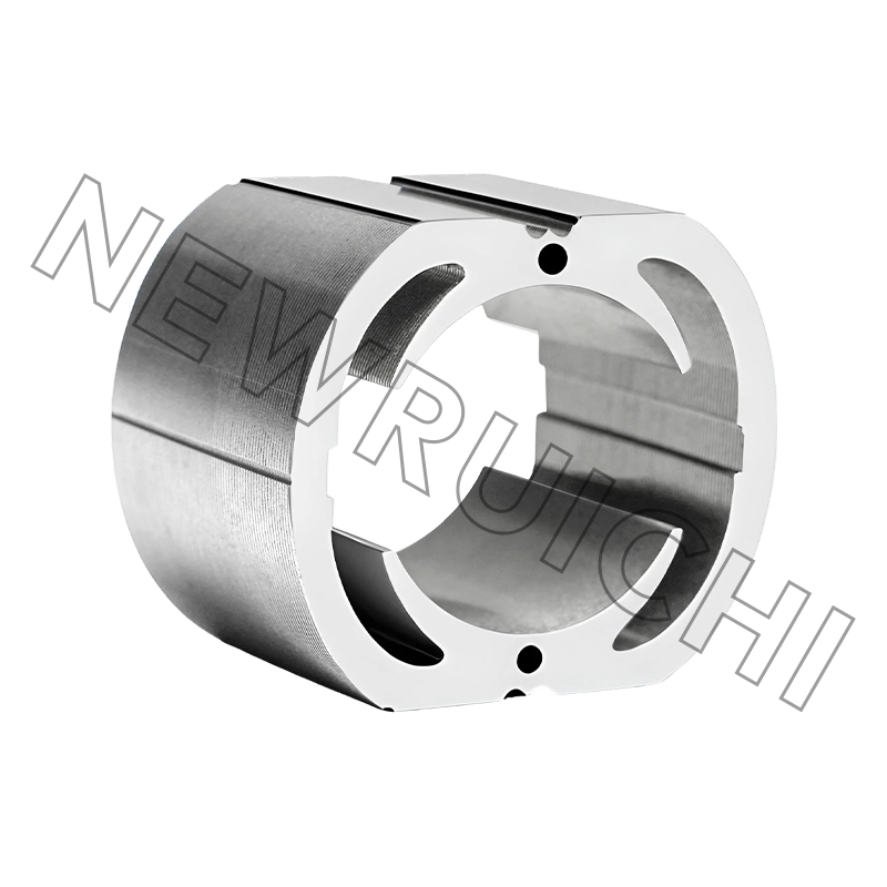 Léptetőmotoros állórész és forgórész laminálása