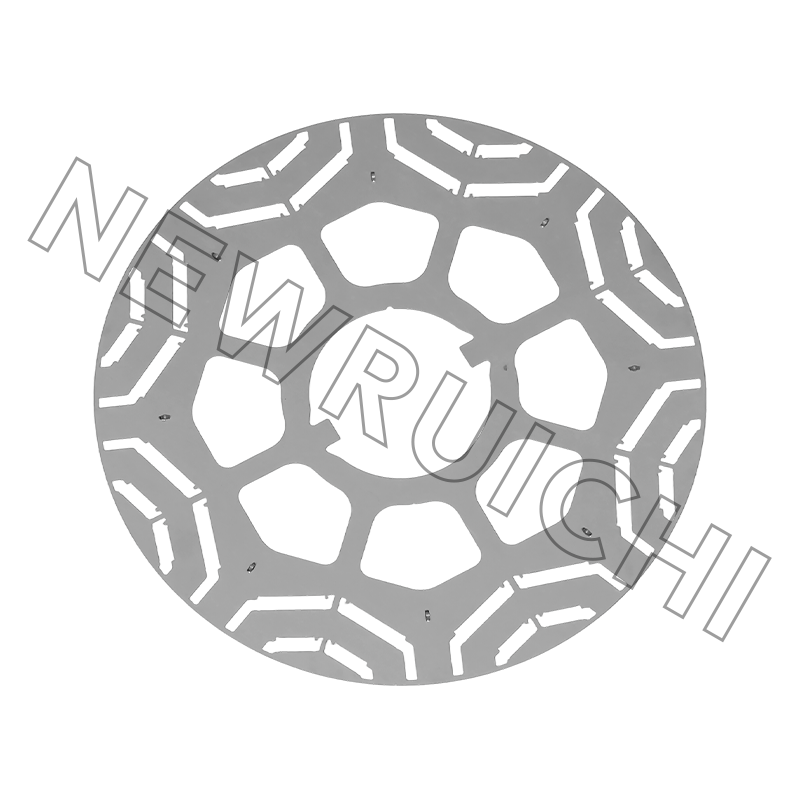 Lézerrel vágott állórész/rotor laminálási minta